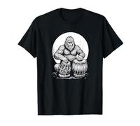 Bigfoot Playing Tabla Divertida Música Clásica India Camiseta