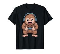 Bigfoot Playing Video Game Sasquatch Video Gamers Camiseta