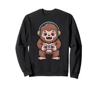 Bigfoot Playing Video Game Sasquatch Video Gamers Sudadera