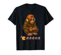 Bigfoot Playing Video Game Thanksgiving Day for Boys Mens Camiseta