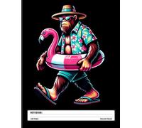 Bigfoot Pool Party Notebook: Pink Flamingo Aloha Theme - Hawaiian Summer Journal