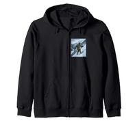 Bigfoot Raquetas de Nieve Invierno Divertido Sasquatch Nieve Senderismo Sudadera con Capucha
