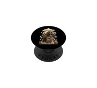 Bigfoot Rezando Coqueta Católica Sagrada Vintage Rosario Arco PopSockets PopGrip Adhesivo