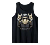Bigfoot Rock On Sasquatch Heavy Metal Rocker Vibes Camiseta sin Mangas
