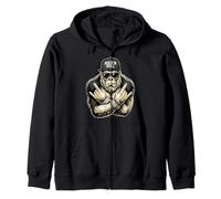 Bigfoot Rock On Sasquatch Heavy Metal Rocker Vibes Sudadera con Capucha