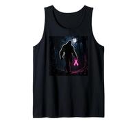 Bigfoot Sasquatch Breast Cancer Awareness Pink Ribbon Camiseta sin Mangas