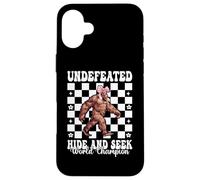 Bigfoot Sasquatch Campeón Mundial de Escondite Invicto Carcasa para iPhone 16 Plus
