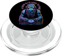 Bigfoot Sasquatch DJ Hard Find EDM Music Festival Ecualizador PopSockets PopGrip para MagSafe
