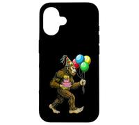 Bigfoot Sasquatch It's My Birthday Party - Sombrero de Globos para Tarta Carcasa para iPhone 16