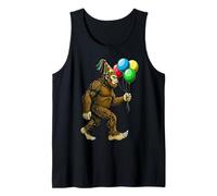Bigfoot Sasquatch It's My Birthday Party - Sombrero Divertido con Globos Camiseta sin Mangas