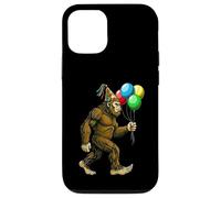 Bigfoot Sasquatch It's My Birthday Party - Sombrero Divertido con Globos Carcasa para iPhone 12/12 Pro