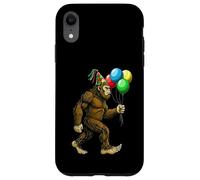 Bigfoot Sasquatch It's My Birthday Party - Sombrero Divertido con Globos Carcasa para iPhone XR