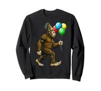 Bigfoot Sasquatch It's My Birthday Party - Sombrero Divertido con Globos Sudadera