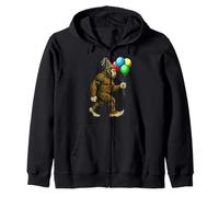 Bigfoot Sasquatch It's My Birthday Party - Sombrero Divertido con Globos Sudadera con Capucha