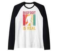 Bigfoot Sasquatch, Monstruo De La Mitología Camiseta Manga Raglan