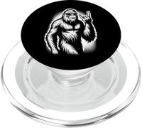Bigfoot Sasquatch Rock and Roll - Cuernos de Metal Pesado PopSockets PopGrip para MagSafe