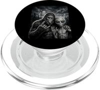 Bigfoot Sasquatch Selfie Rock En UFO Divertido PopSockets PopGrip para MagSafe