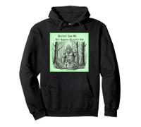 Bigfoot Saw Me Bosque Divertido Bosque Sketch Sudadera con Capucha