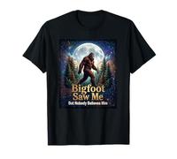 Bigfoot Saw Me Luna Llena Camiseta