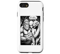 Bigfoot Selfie Alien Loch Ness Monster Funny Believer Carcasa para iPhone SE (2020) / 7/8