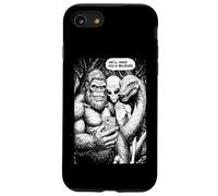 Bigfoot Selfie Alien Loch Ness Monster Funny Believer Carcasa para iPhone SE (2020) / 7/8