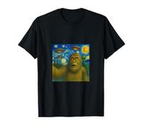 Bigfoot Selfie Bajo Swirly Alien Sky - Expresionismo Cósmico Camiseta