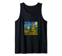 Bigfoot Selfie Bajo Swirly Alien Sky - Expresionismo Cósmico Camiseta sin Mangas