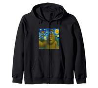 Bigfoot Selfie Bajo Swirly Alien Sky - Expresionismo Cósmico Sudadera con Capucha