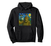 Bigfoot Selfie Bajo Swirly Alien Sky - Expresionismo Cósmico Sudadera con Capucha