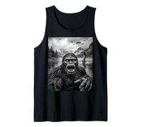 Bigfoot Selfie con Monstruo del Lago Ness y OVNI Camiseta sin Mangas