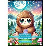 Bigfoot Sighted! A Coloring Book of Cute Encounters in Washington State: Bigfoot’s Magical Forest - Glow Edition (Cutesy Time Coloring)