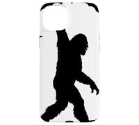 Bigfoot Silueta Mano Rock Para Fan Críptido Halloween Carcasa para iPhone 15 Plus