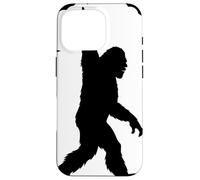 Bigfoot Silueta Mano Rock Para Fan Críptido Halloween Carcasa para iPhone 16 Pro