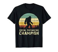 Bigfoot Social Distancing Champion Sasquatch Yeti Camiseta