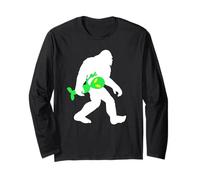 Bigfoot Sosteniendo un Alien Manga Larga