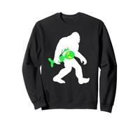 Bigfoot Sosteniendo un Alien Sudadera