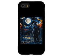 Bigfoot Starry Night - Van Gogh Inspired Sasquatch Art tee Carcasa para iPhone SE (2020) / 7/8