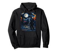 Bigfoot Starry Night - Van Gogh Inspired Sasquatch Art tee Sudadera con Capucha