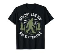 Bigfoot te VIO y siguió Caminando Caminando por el Bosque de Sasquatch Camiseta