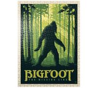 Bigfoot: The Missing Link, póster vintage de 500 piezas, hecho en Estados Unidos