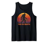 Bigfoot Trick or Squatch Disfraz de Halloween Divertido Sasquatch Camiseta sin Mangas