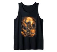 Bigfoot Trick Or Treating - Divertido Sasquatch Espeluznante Halloween Camiseta sin Mangas