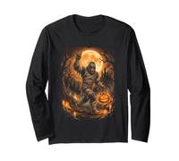 Bigfoot Trick Or Treating - Divertido Sasquatch Espeluznante Halloween Manga Larga