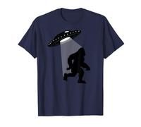 Bigfoot UFO ABDUCCIÓN Extranjero Sasquatch Área de Pie Grande 51 Meme Camiseta