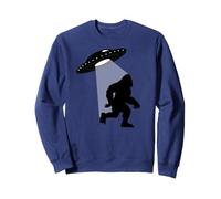 Bigfoot UFO ABDUCCIÓN Extranjero Sasquatch Área de Pie Grande 51 Meme Sudadera
