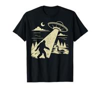 Bigfoot UFO Secuestro Cryptid Alien Nave Espacial Loch Ness Camiseta