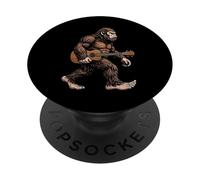 Bigfoot - Ukelele con diseño de musico de la Isla Sasquatch PopSockets PopGrip Adhesivo