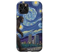 Bigfoot Vaga Ciudad Bajo Cielo Nocturno Estrellado Carcasa para iPhone 11 Pro