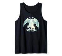 Bigfoot vs Alien Chess UFO Tractor Beam Divertido Camiseta sin Mangas