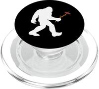 Bigfoot with a weiner on a stick PopSockets PopGrip para MagSafe
